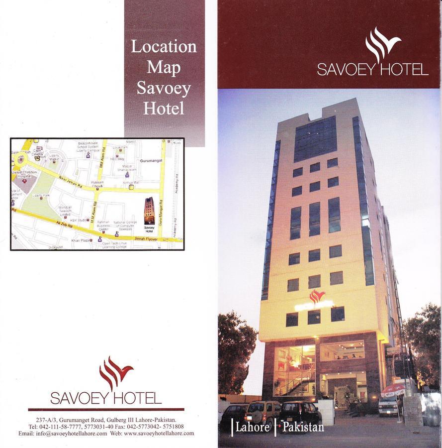 Savoey Hotel Лахор Екстер'єр фото